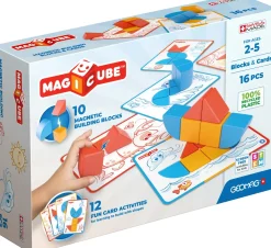 302 Geomag Magicube Recycled Blocks And Cards 16 Pcs