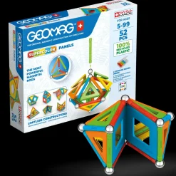 378 Geomag Supercolor Panels Recycled 52 Pcs