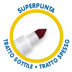 50 Pennarelli Superpunta Lavabili Crayola
