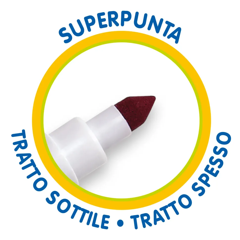 50 Pennarelli Superpunta Lavabili Crayola