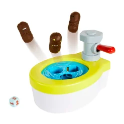 Acchiappa La Cacca Turbo, Gioco Per Bambini Con Water Giocattolo, 3 Pezzi Di Cacca, 1 Dado E Istruzioni; Giocattolo Per Bambini Dai 5 Anni In Su