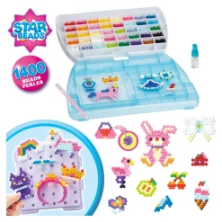 Acquabeads Valigetta Deluxe 1.400 Perline 48 Colori