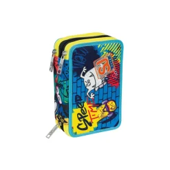 Astuccio 3 Zip Sj Gang Etichetta In Gomma Personalizzata