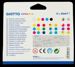 Astuccio Tempere Giotto Colori Primari 5 X 12 Ml
