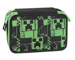 Astuccio 3Zip Green Minecraft