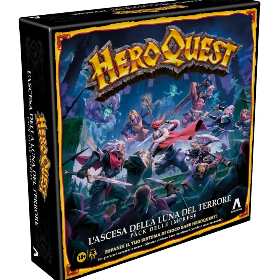 Avalon Hill, Heroquest, Pack Delle Imprese L'Ascesa Della Luna Del Terrore, E Necessario Avere Il Sistema Di Gioco Base Heroquest, Dai 14 Anni In Su