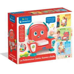 Baby Clementoni 17754 Poltroncina Canta, Suona E Balla