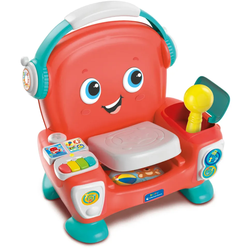 Baby Clementoni 17754 Poltroncina Canta, Suona E Balla
