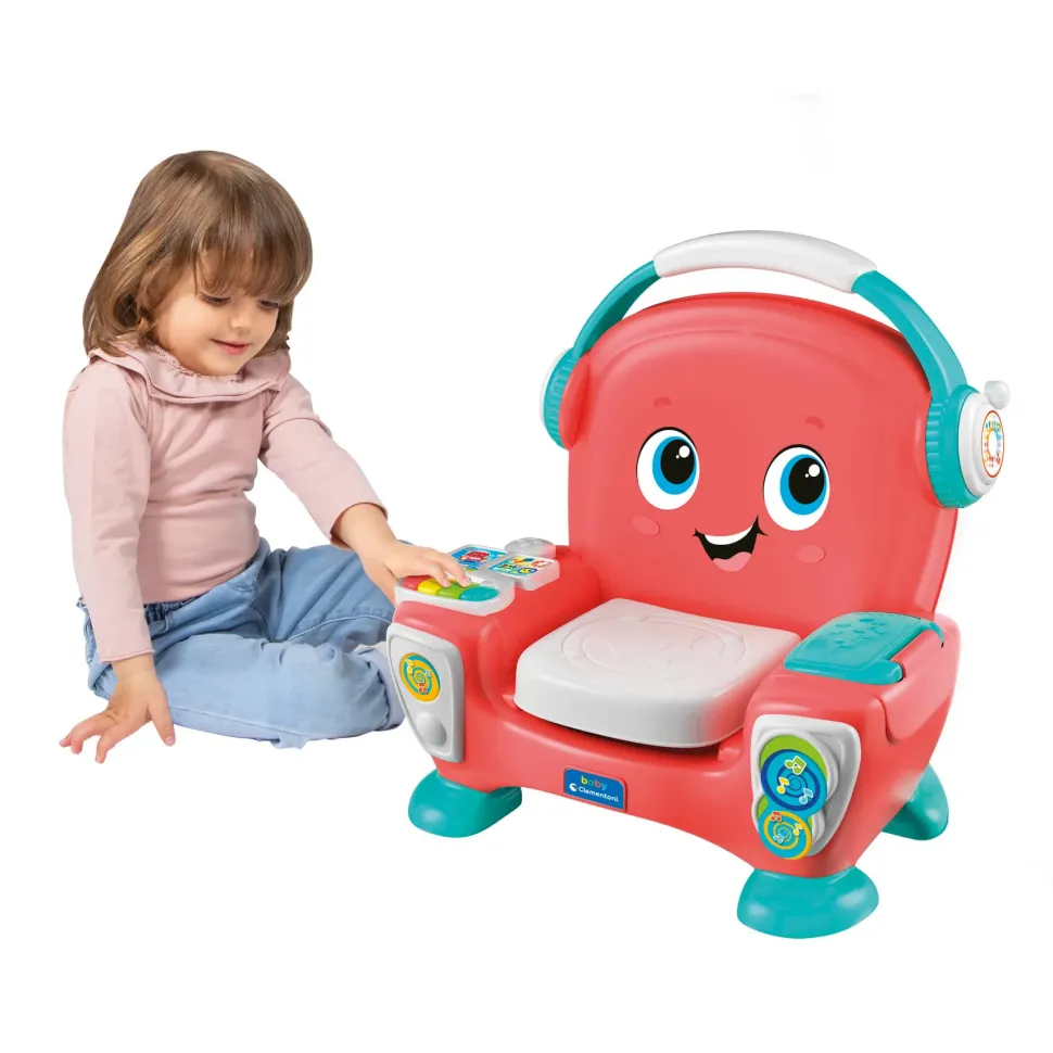 Baby Clementoni 17754 Poltroncina Canta, Suona E Balla