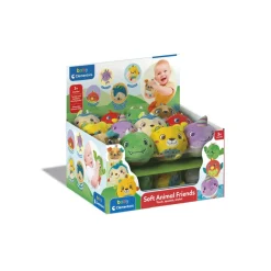 Baby Clementoni Animal Soft Ball Display Assortito, 1 Peluche Prima Infanzia