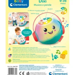 Baby Clementoni Dixi Musica E Parole, Gioco Elettronico Interattivo