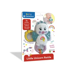 Baby Clementoni Little Unicorn Rattle Sonaglino Neonato Con Massaggiagengive
