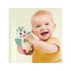 Baby Clementoni Little Unicorn Rattle Sonaglino Neonato Con Massaggiagengive