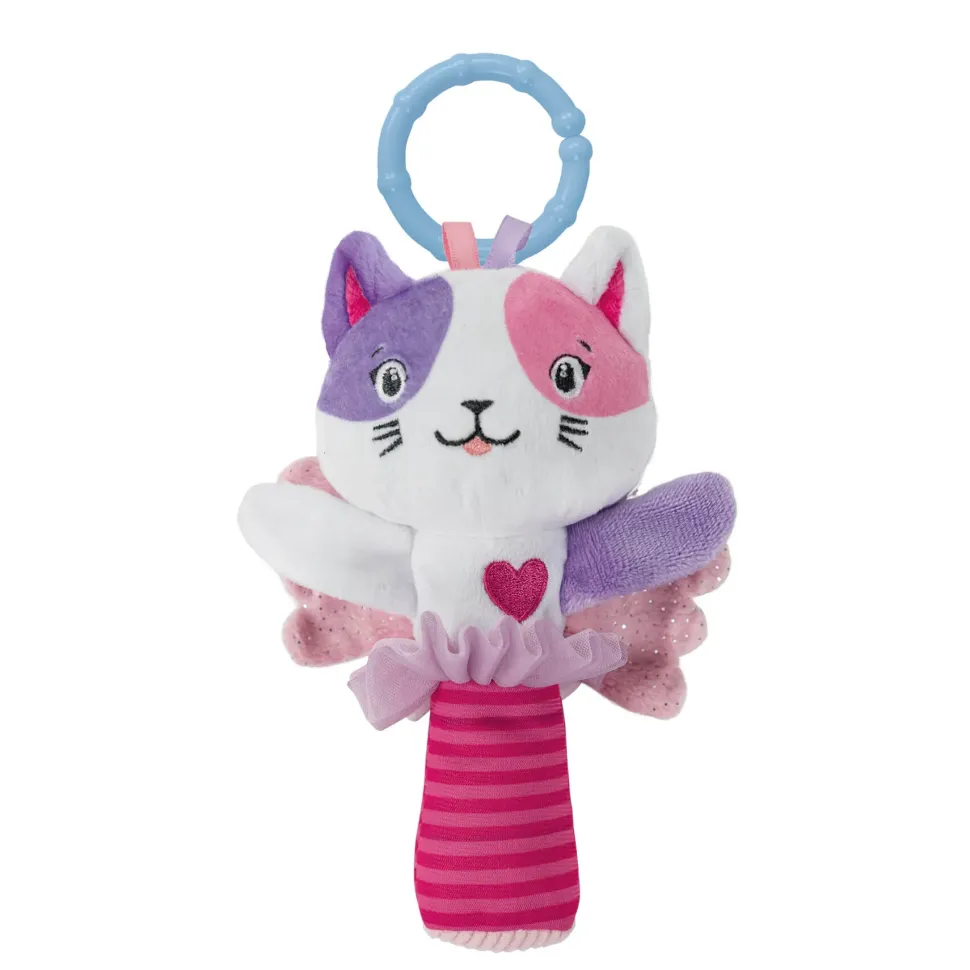 Baby Clementoni Lovely Cat Sonaglino Morbido Peluche