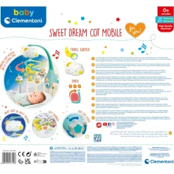 Baby Clementoni Sweet And Dream Cot Mobile, Giostrina Culla O Lettino