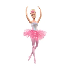 Barbie Barbie Dreamtopia Luci Scintillanti, Ballerina Magico Tutu, Bambola Dai Capelli Biondi, Con Luci, Coroncina E Tutu Rosa, Giocattolo Per Bambini, 3+ Anni, Hlc25