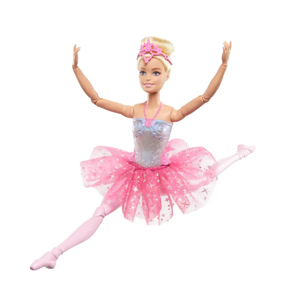 Barbie Barbie Dreamtopia Luci Scintillanti, Ballerina Magico Tutu, Bambola Dai Capelli Biondi, Con Luci, Coroncina E Tutu Rosa, Giocattolo Per Bambini, 3+ Anni, Hlc25