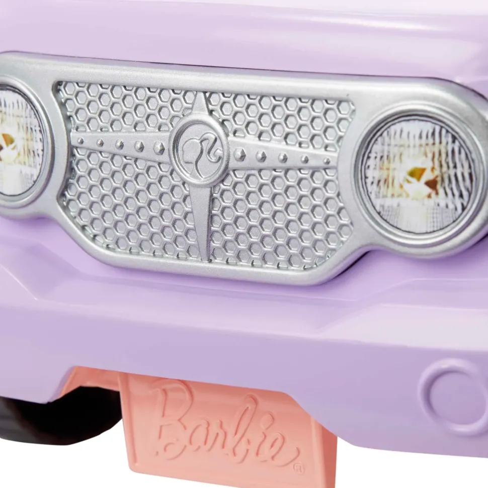 Barbie® Set Con 2 Bambole Con Abiti E Accessori, Veicolo Fuoristrada, Barca Galleggiante E 2 Giubbotti Di Salvataggio