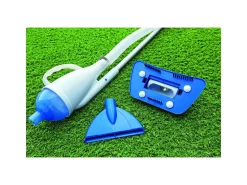 Bestway Aspiratore Funziona Con Pompe Da 2.006 Lt/H E Superiori, Tubo Da Mt. 6 E Mm. 32 Di Diametro Incluso, Ideale Per Tutte Le Piscine, Asta In Alluminio In 4 Sezioni, 3 Adattatori