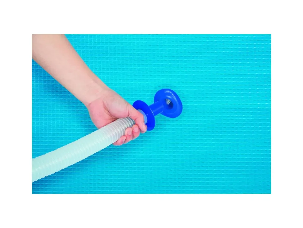 Bestway Aspiratore Funziona Con Pompe Da 2.006 Lt/H E Superiori, Tubo Da Mt. 6 E Mm. 32 Di Diametro Incluso, Ideale Per Tutte Le Piscine, Asta In Alluminio In 4 Sezioni, 3 Adattatori