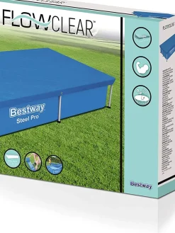 Bestway Copripiscina Steel Pro Frame Rettangolare 221X150 Cm