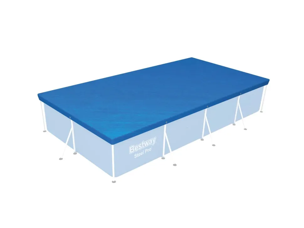Bestway Copripiscina Steel Pro Frame Rettangolare 400X211X81 Cm