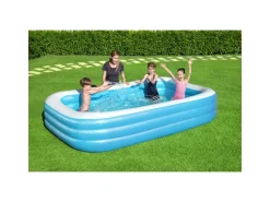 Bestway Piscina Family Rettangolare A 3 Anelli Cm. 305X183X56