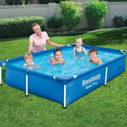 Bestway Piscina Steel Pro Frame Rettangolare 221X150X43 Cm