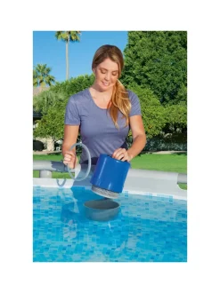 Bestway Skimmer Da Parete Funziona Con Pompe Da 3.028 Lt/H In Su, Ideale Per Piscine Rettangolari E Ovali Da 457 Cm O Maggiori