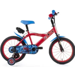 Bicicletta In Metallo Da 14 Pollici Di Spiderman Adatta Per Bambini Di 3-4 Anni