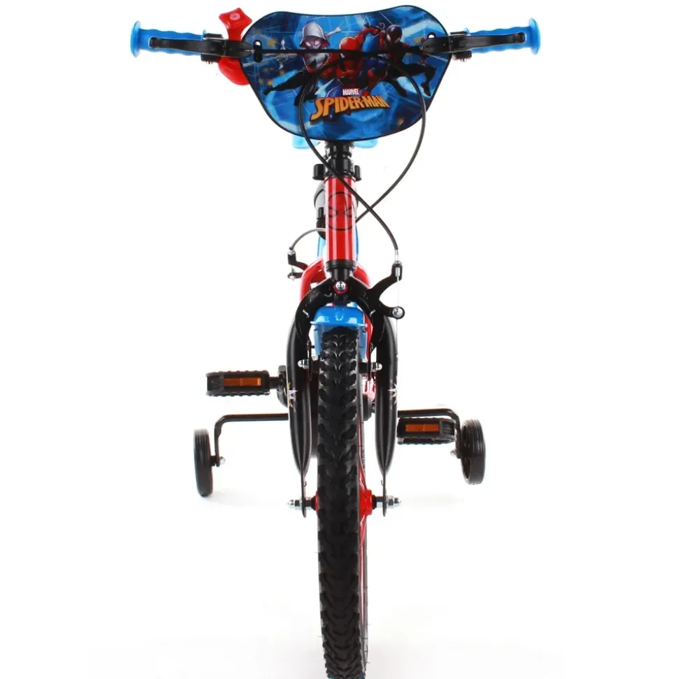 Bicicletta In Metallo Da 14 Pollici Di Spiderman Adatta Per Bambini Di 3-4 Anni