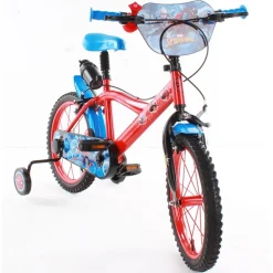 Bicicletta In Metallo Da 14 Pollici Di Spiderman Adatta Per Bambini Di 3-4 Anni