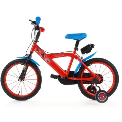 Bicicletta In Metallo Da 14 Pollici Di Spiderman Adatta Per Bambini Di 3-4 Anni