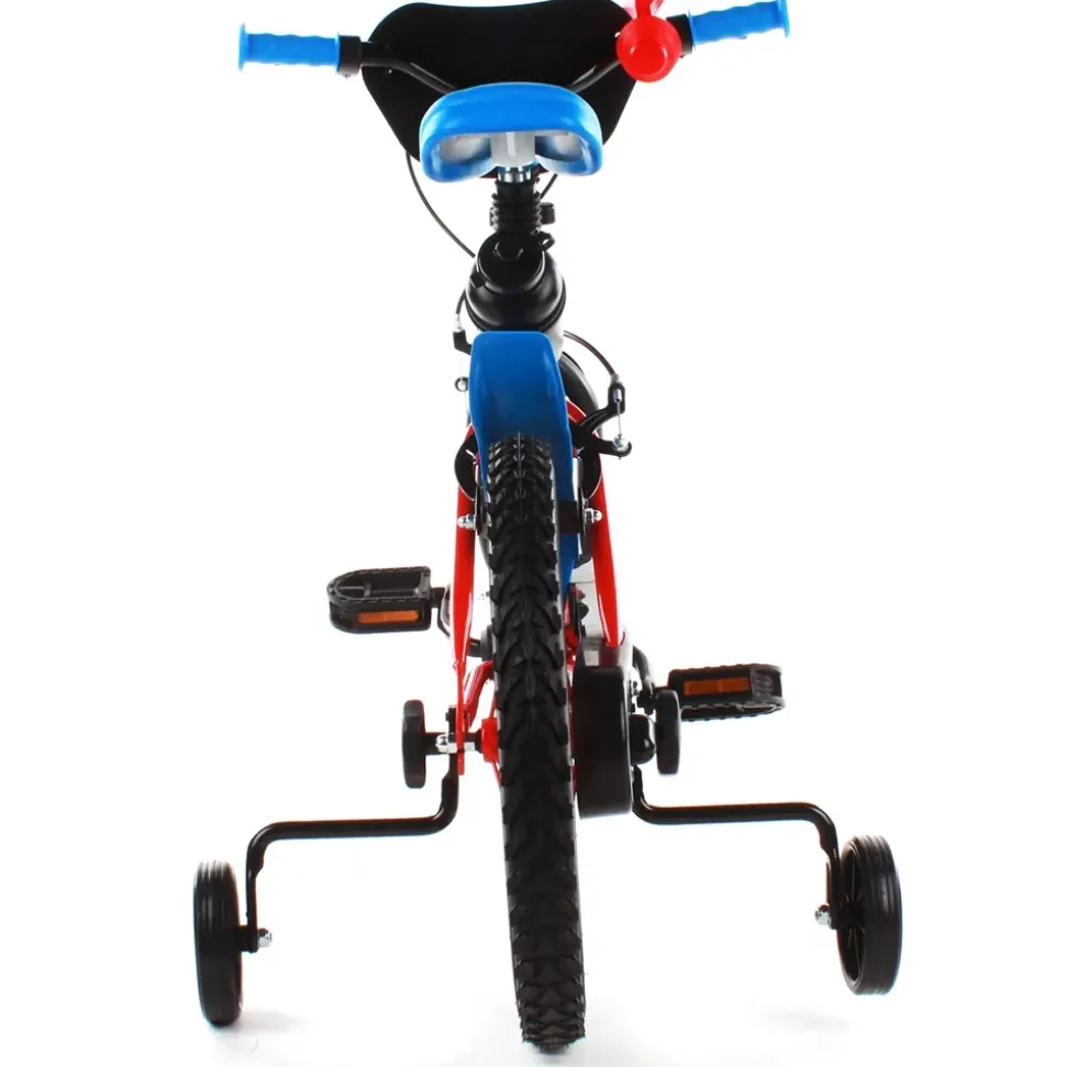 Bicicletta In Metallo Da 14 Pollici Di Spiderman Adatta Per Bambini Di 3-4 Anni