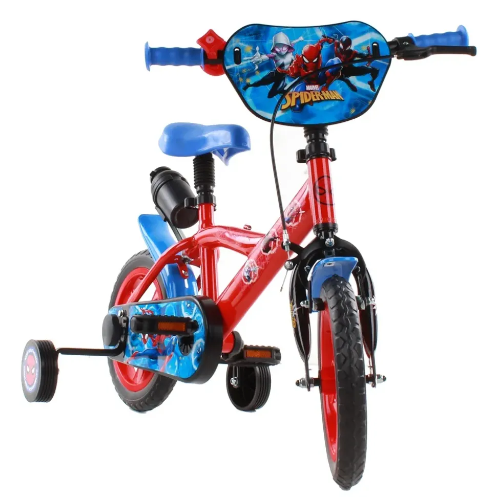 Bicicletta In Metallo Da 12 Pollici Di Spiderman Adatta Per Bambini Di 2-3 Anni