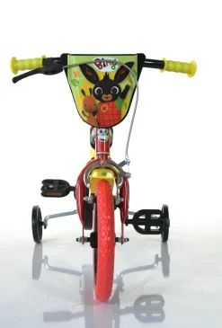 Bicicletta Per Bambini 12 Bing Telaio In Acciaio, Ruote In Gomma Gonfiabili, Stabilizzatori Di Serie E Freno Anteriore Ideale Per Bambini Di Altezza 87-100Cm, 3-5 Anni