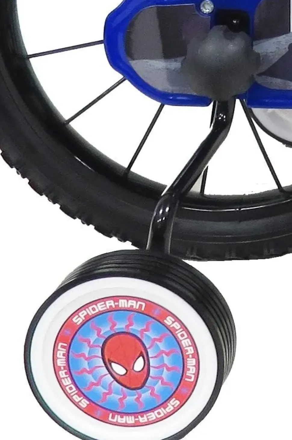 Bicicletta Per Bambini Dai 4 Ai 6 Anni Da 16 Pollici Di Spiderman Con Stabilizzatori Laterali