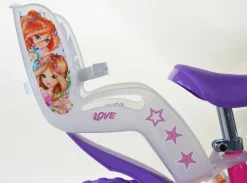 Bicicletta Winx 12" Con Portabambola, Freno E Cestino Anteriore Adatta Per Bambini Dai 3-5 Anni