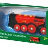 Brio Grande Locomotiva Rossa A Batterie