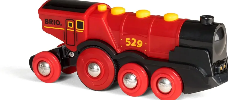 Brio Grande Locomotiva Rossa A Batterie