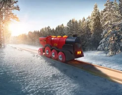 Brio Grande Locomotiva Rossa A Batterie