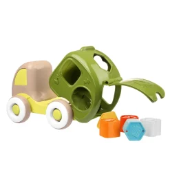 Camioncino Del Riciclo Eco+, 10 Mesi+, Veicolo A Ruote Libere Con Forme E Incastri
