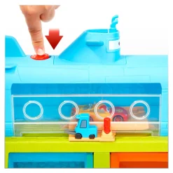 Cars Disney Pixar Auto Sottomarino Playset Per Lavaggio, Con Macchinina Saetta Mcqueen Che Cambia Colore Con L'Acqua; Giocattolo Per Bambini 4+ Anni