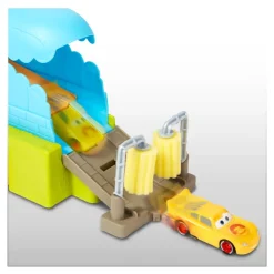 Cars Disney Pixar Auto Sottomarino Playset Per Lavaggio, Con Macchinina Saetta Mcqueen Che Cambia Colore Con L'Acqua; Giocattolo Per Bambini 4+ Anni