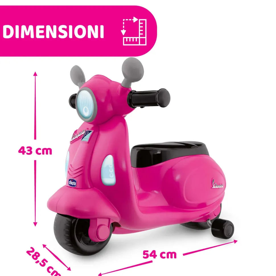 Cavalcabile Vespa Primavera Rosa