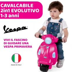 Cavalcabile Vespa Primavera Rosa