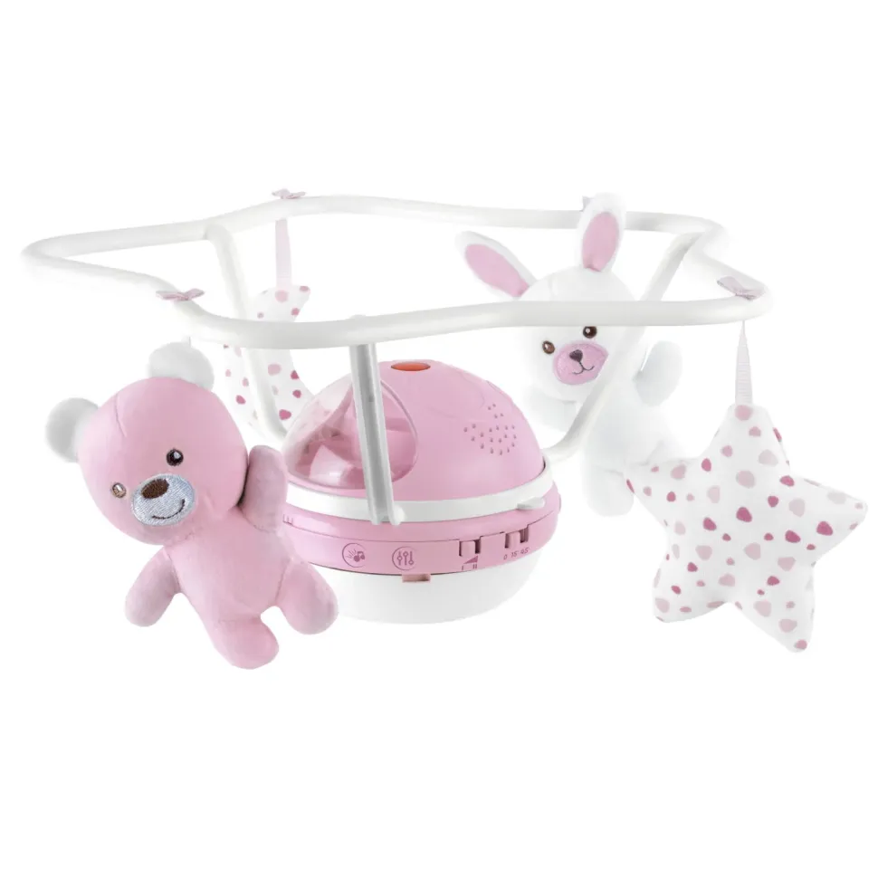 Chicco Giostrina Musicale Arcobaleno Rosa, 0M+