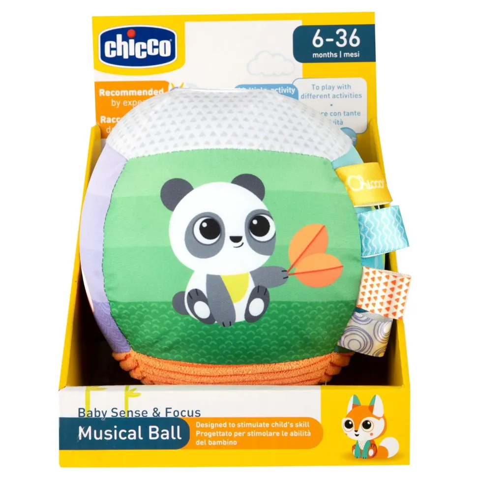 Chicco Palla Musicale, 6-36Mesi, Linea Baby Sense&Focus