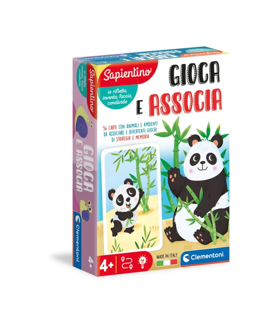 Clementoni 16308 Gioca E Associa- Animali