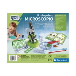 Clementoni 19347 Il Mio Primo Microscopio Vero Microscopio Portatile